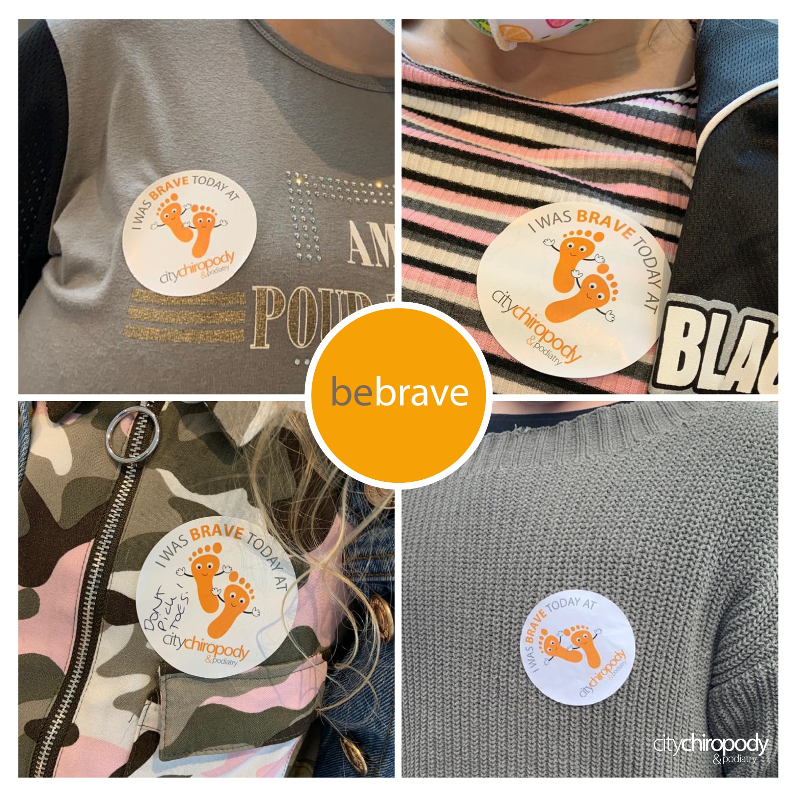 Free Stickers for Brave Patients